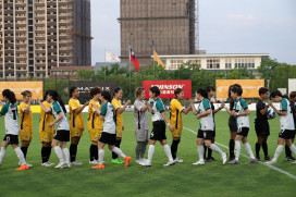 台灣女足陽信銀行盃國際邀請賽高雄開踢   台中藍鯨首戰告捷                   