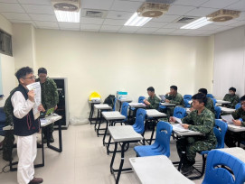 宜蘭榮服處拜會蘭指部 屆退官兵權益宣導