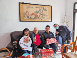 新竹榮服處訪慰年長榮民 　推廣遠距系統及宣導防詐反詐增進生命財物安全