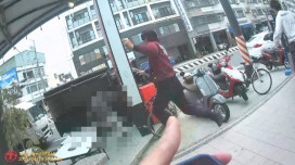 掉鞋狂奔!湖內警緊追逮捕詐欺車手
