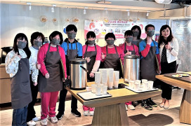 「新北特校攜手Hi-Q中華海洋生技」學生暖心服務「等路下午茶」展現職能專業