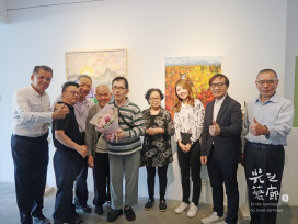 「心相：洪鈺富個展」  以彩筆刻劃生命的韌性