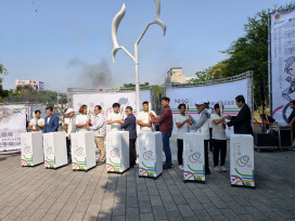 114全大運聖火臺南巴克禮紀念公園引燃