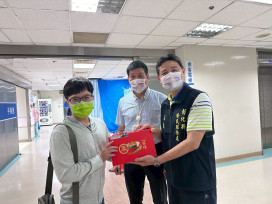 彰化榮服處端節前探慰住院榮民眷