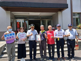 彰化榮家感謝欣中天然氣公司致贈端節慰問金 