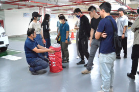 提升南市停車場業者防災知能 辦理充電樁防災講座與演練