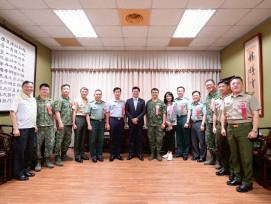 新北端午勞軍獻暖意 副市長劉和然向國軍致敬