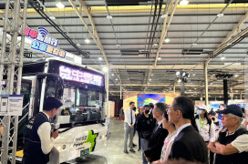 電動公車開進2025商用車大展  臺中Go交通行動服務體驗超人氣