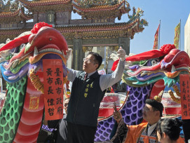 2025臺南國際龍舟錦標賽 龍舟點睛迎端午 市長黃偉哲號召全民熱情迎夏