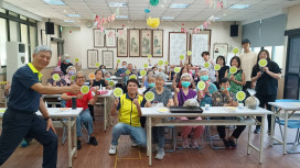 中彰榮家聯結彰師大療育工作坊 手作艾草香枕助舒眠
