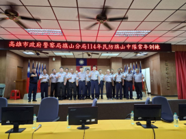 旗山分局民防訓練升級   84人學習戰爭經驗強化防衛韌性