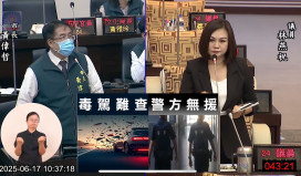 4年毒駕增百倍！林燕祝：毒品試劑過期 基層查緝執法難
