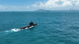「海鯤軍艦」首次海試成功  台船完成7大系統測試