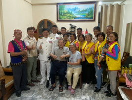 臺南榮民郭燕潁獲頒保衛臺灣紀念章 榮服處同感榮耀