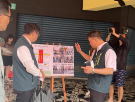 守護學生安心通學 臺南市長黃偉哲視察後甲國中通學環境改善成果