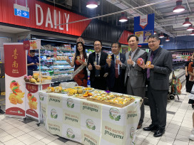 台南芒果闖關新加坡 黃偉哲率團推廣引熱潮