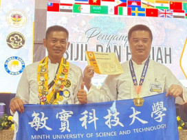 敏實科大餐飲系教師陳豐志　榮獲2025馬來西亞世界盃廚藝烘焙賽金牌