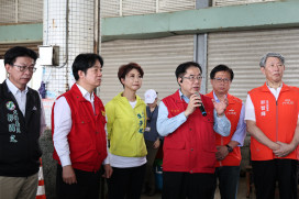 賴清德二度赴台南勘災 關心農漁損失助復原