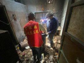 雲林榮服處與社福單位關懷失明弱勢遺眷改善生活環境