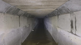 捷運汐東線要徑工程完成南陽街新設雨水箱涵銜接