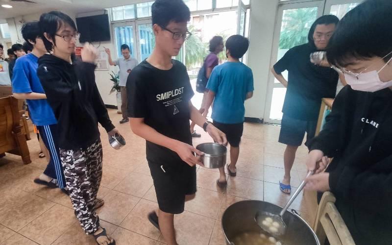 金門大學辦暖暖冬至溫馨湯圓感恩傳情