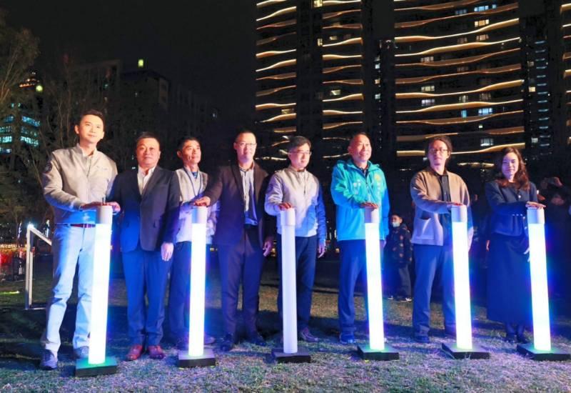 6大主燈區點亮竹北夜空　2024竹北燈節盛大開幕以科技互動與光環境美學為主題