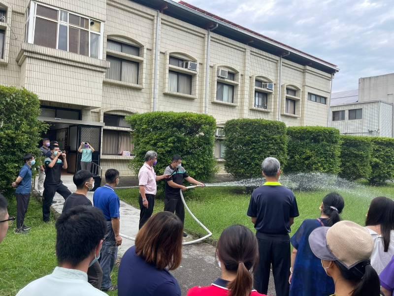 提升防災意識 中彰榮家辦自衛消防編組演練