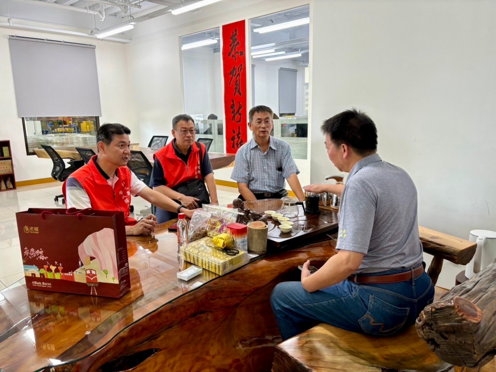 彰化榮服處拜會創業有成榮民 拓展優質職缺助退除役官兵就業