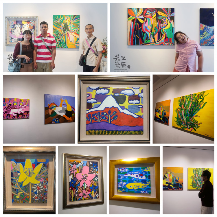 光之藝廊新展《畫布上的原野》開展   臺日特殊藝術家以畫作跨國對話
