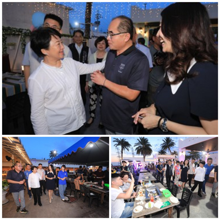 兌現承諾不遺漏任何1家！ 盧秀燕親赴「台中鍋烤節」冠軍店家貼紅榜致賀
