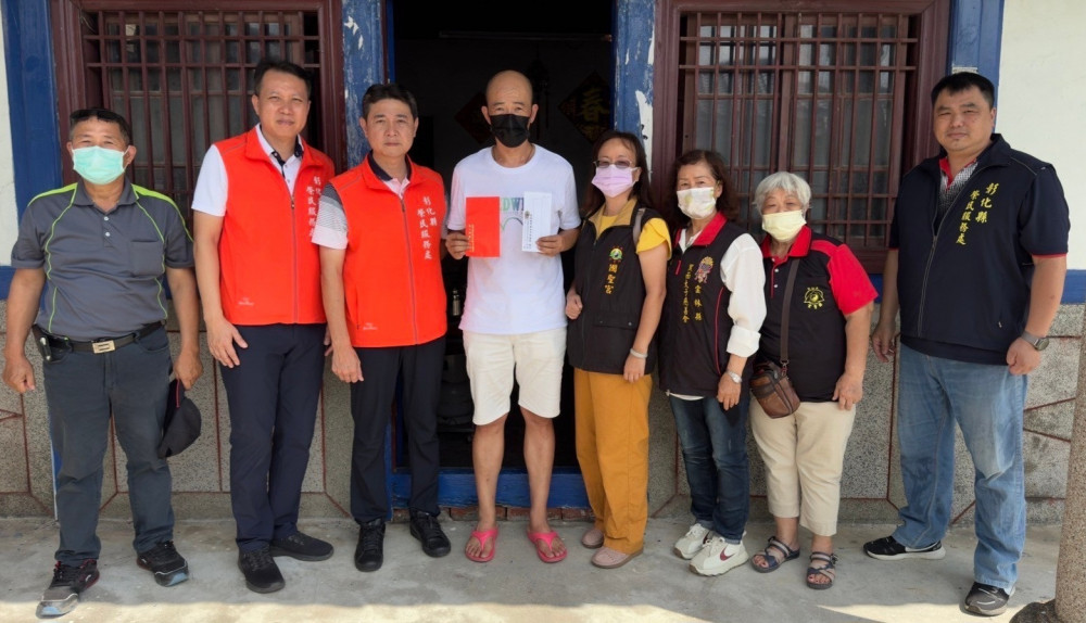 彰化榮服處結合地方社福團體關懷傷病榮民
