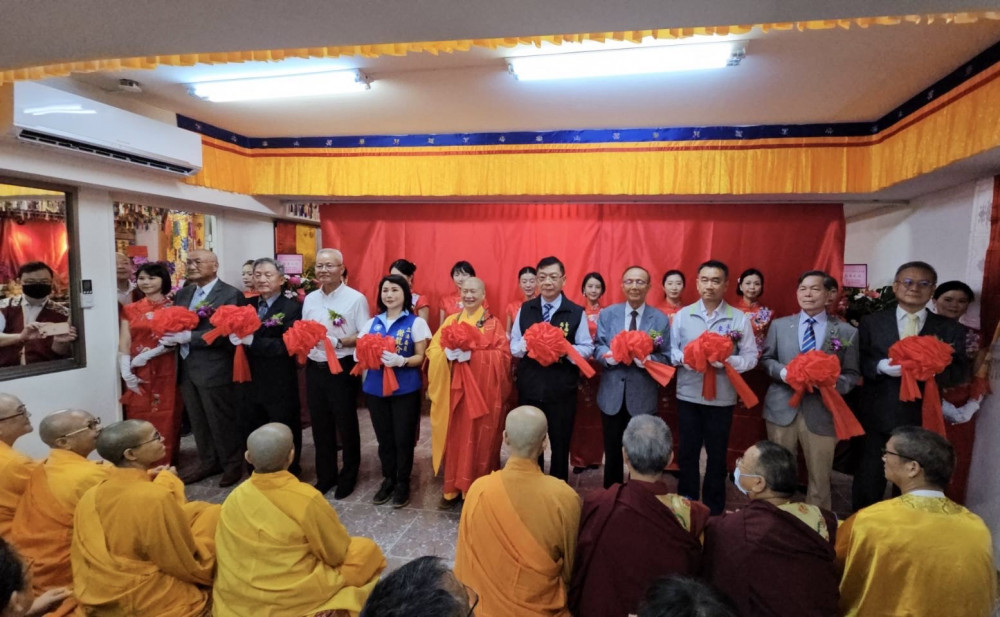 臺南覺行弘法中心落成 世界佛教總部釋證達教尊主法佛像開光大典