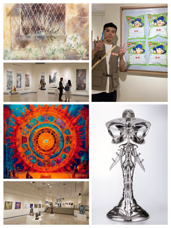 中市當代藝術家邀請展  經典新銳互別苗頭  358件作品精彩交鋒