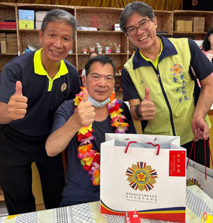 百歲榮民范平仲紀壽 彰化榮家與榮服處齊慶生