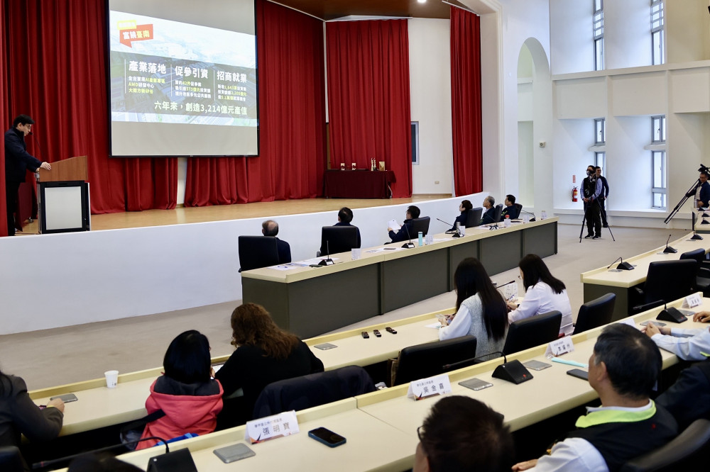 曾文市政願景園區發表施政六週年成果  黃偉哲：踏實兌現對市民承諾