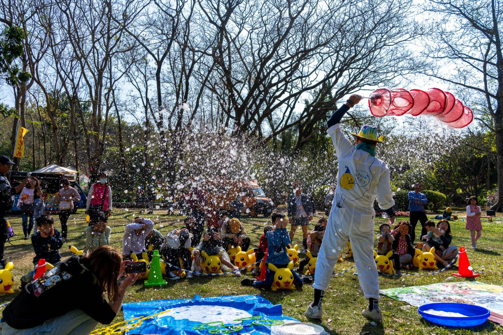 尖山埤賞春景，頑皮世界迎好運，臺南新年走春必玩雙園地！