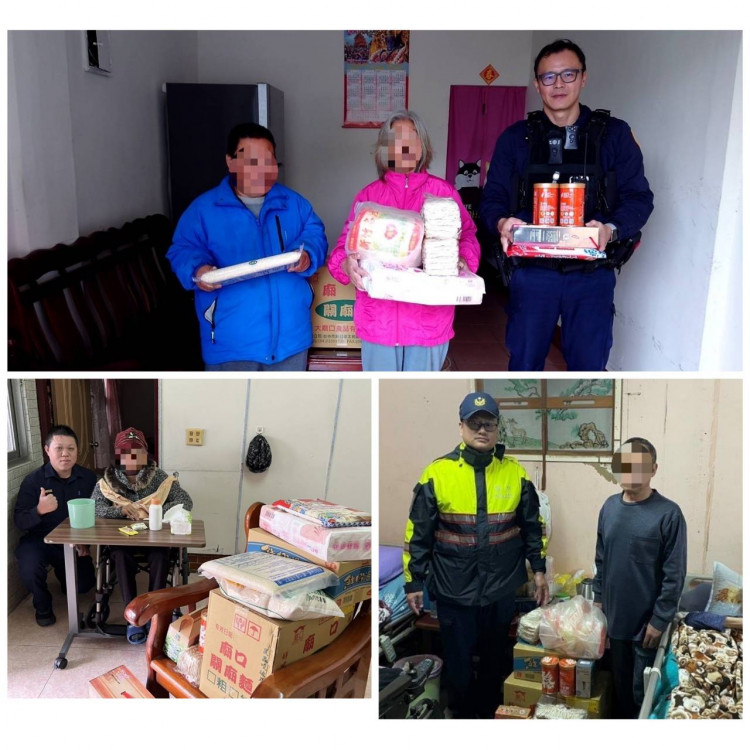 雲林警揪團社會作公益　歲末寒冬溫情愛心物資