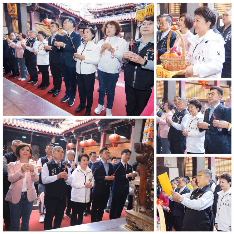 遶境天數全臺最長！ 臺中樂成宮「旱溪媽祖」3/29起駕出巡 盧秀燕 祈願：盼四時無災、世界平安