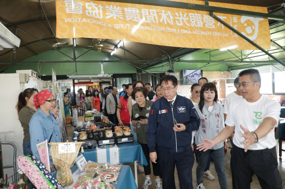 打造溪北農遊新亮點　黃偉哲為下營區營墘休閒農業區揭牌