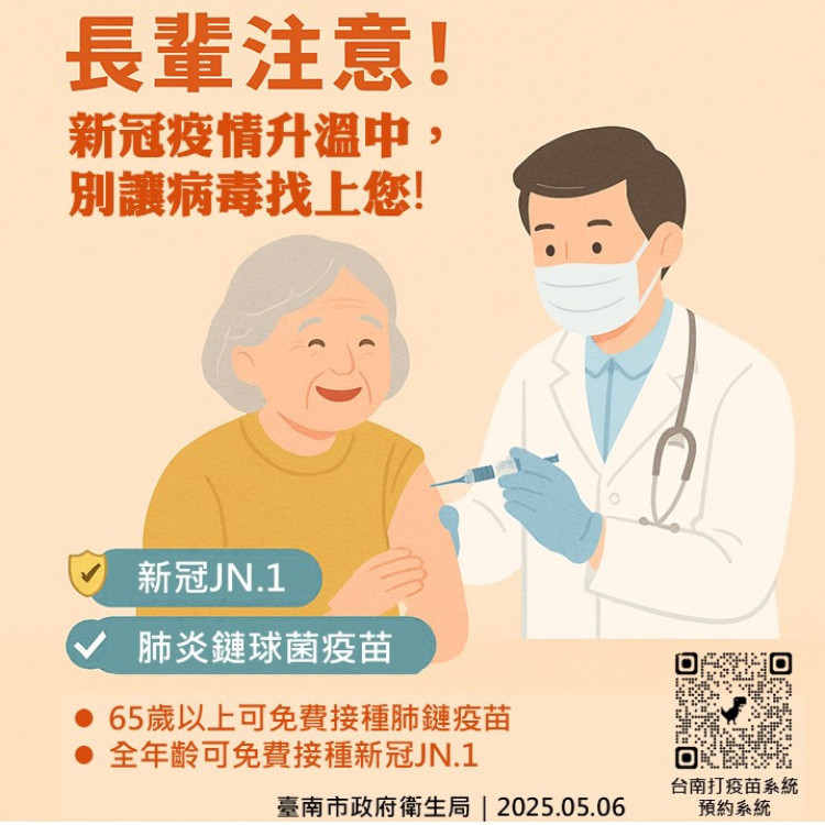 新冠升溫！速接種JN.1與肺炎鏈球菌疫苗護健康！