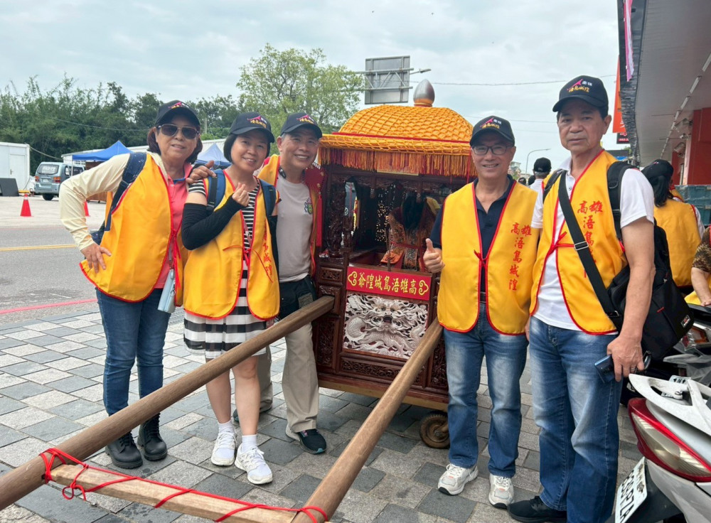 旅台7金同會×高雄浯島城隍爺歡喜回金母廟做客參與遶境