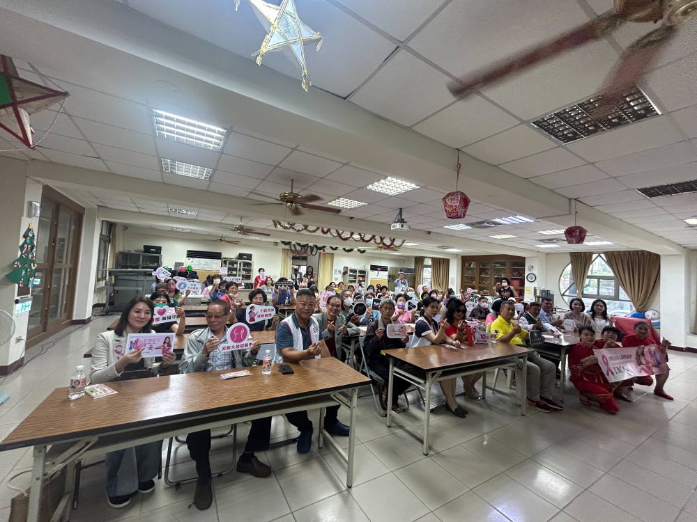 【手護健康，乳你同行】　台灣乳房身心關懷協會與建平里攜手打造乳癌防線