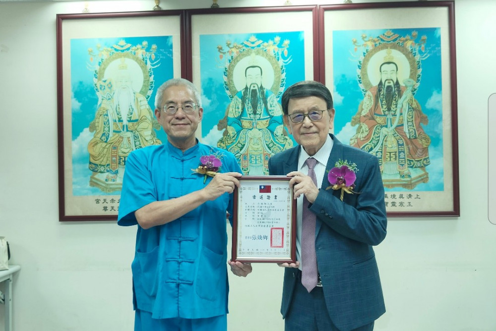 「光明燈之父」張煥鄉接第八屆董事長   提3大目標推動道教文化發展