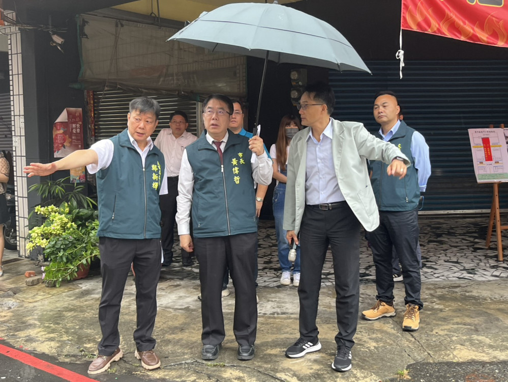 守護學生安心通學 臺南市長黃偉哲視察後甲國中通學環境改善成果