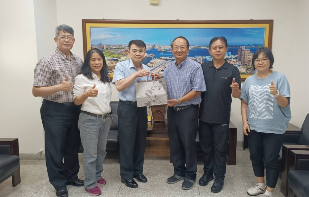 余熙明率澎湖榮服處團隊 感謝澎湖科大造福榮民眷