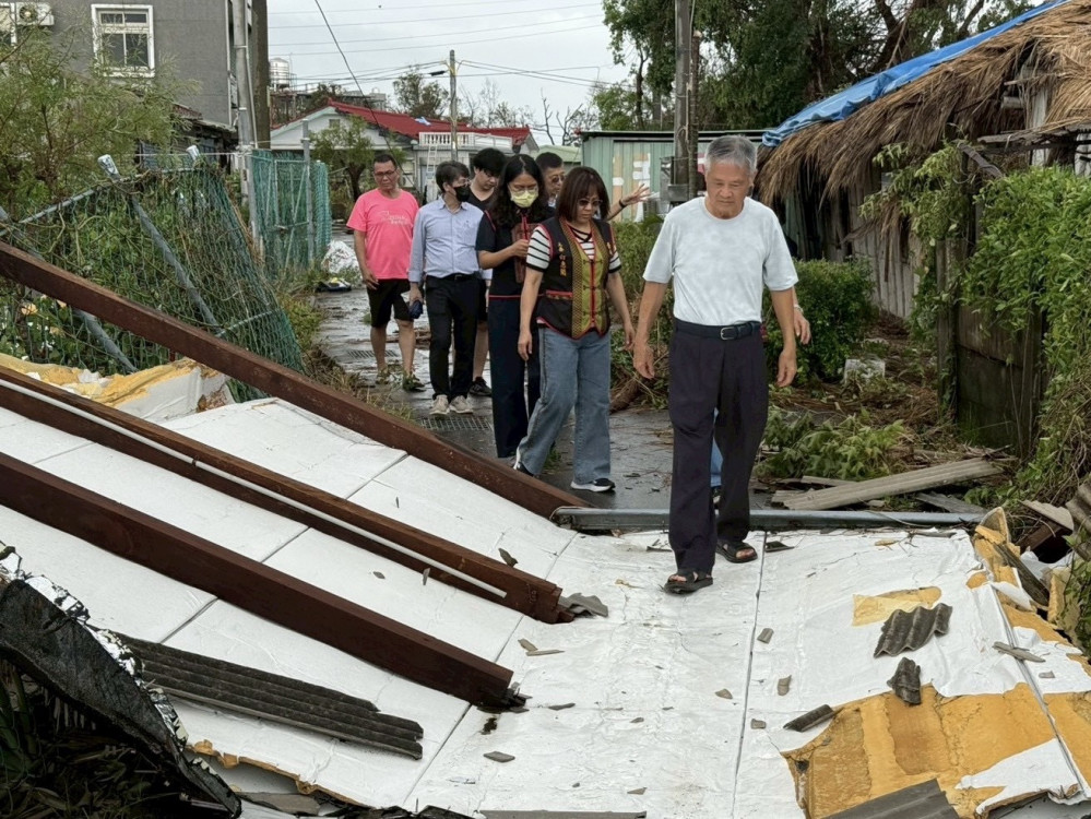 丹娜絲致台南原住民族群受災 市府慰問並推進復原