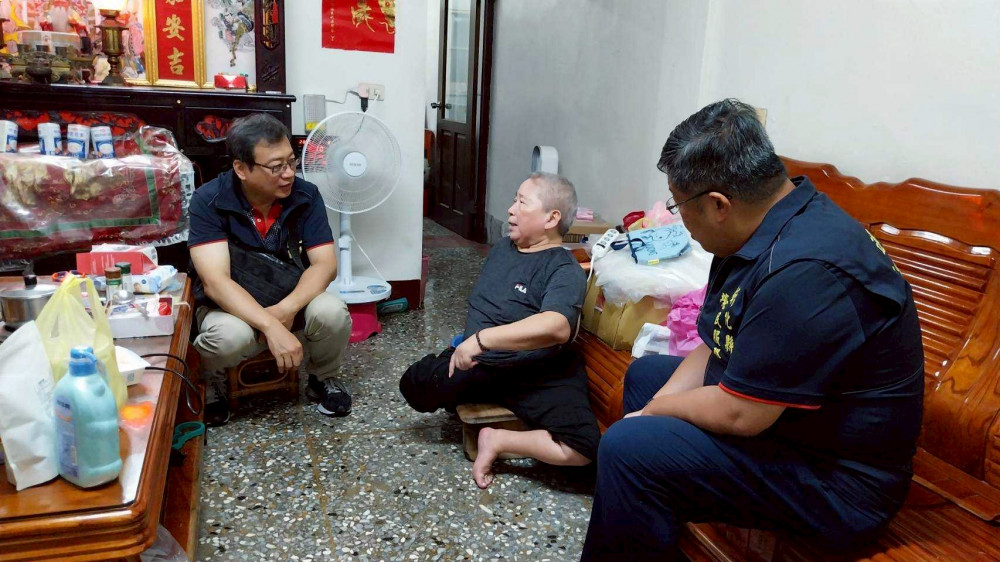彰化大雷雨部份榮民眷受災 榮服處展開關懷協助行動