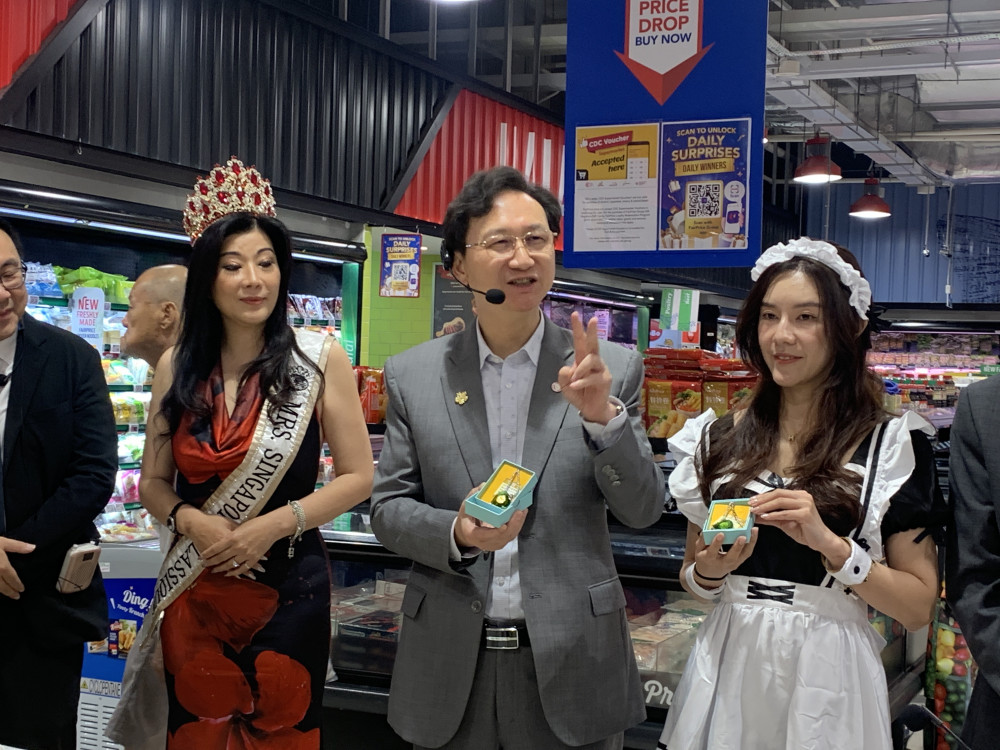 台南芒果闖關新加坡 黃偉哲率團推廣引熱潮