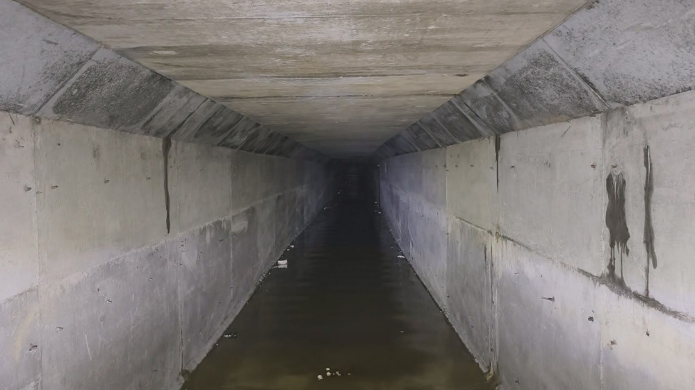 捷運汐東線要徑工程完成南陽街新設雨水箱涵銜接