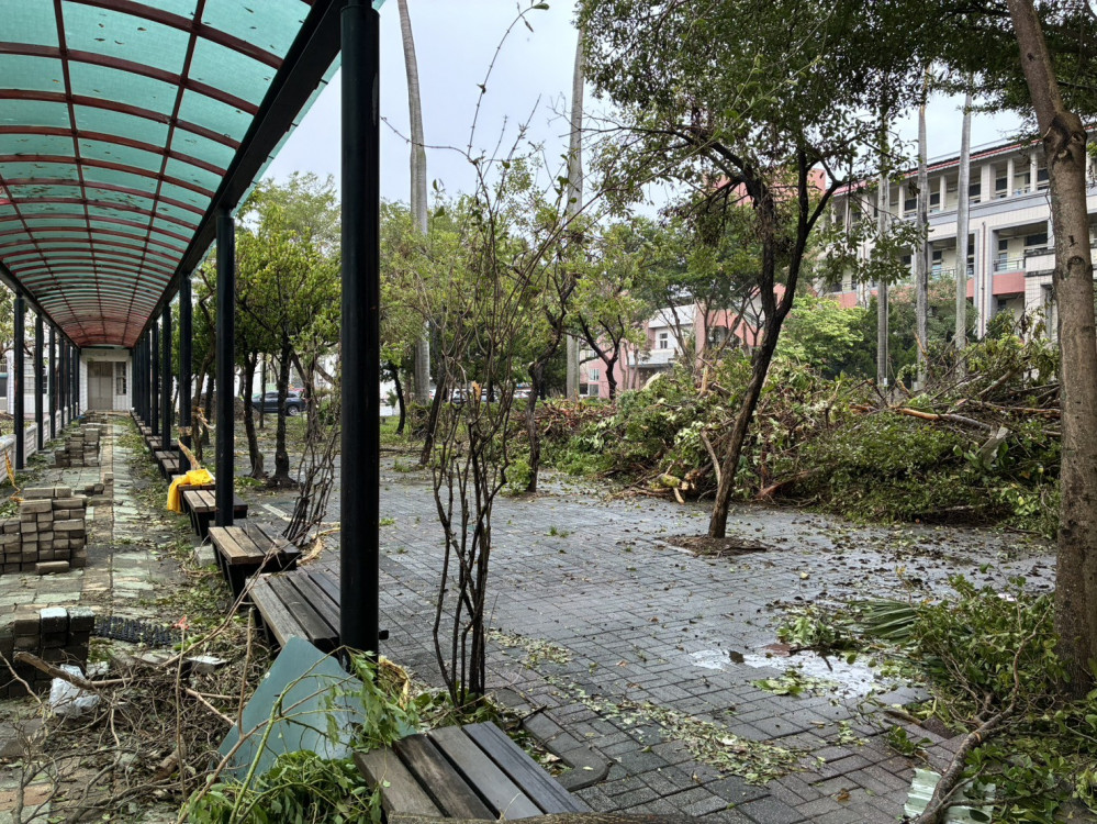 丹娜絲重創台南學校 教育部與地方協力復建